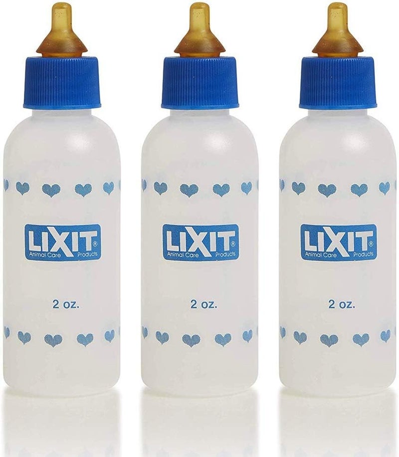 Lixit 2oz Nursing Bottle for Small Pets - Pack of 3 - Image 1